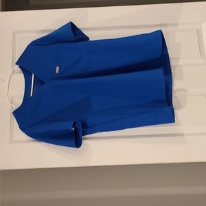 Figs Large Denim Blue Catarina Scrub top